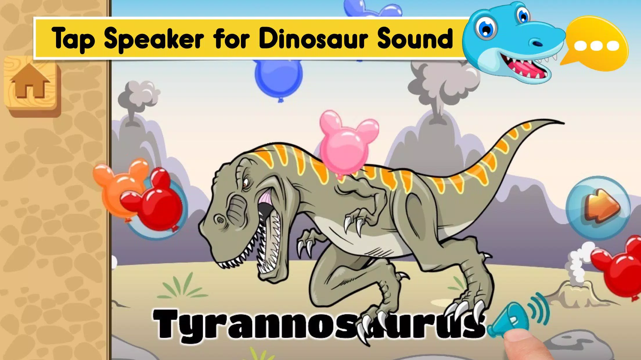 Download do APK de Sons de dinossauro jogos educativos para crianças para  Android