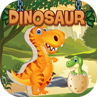 Jeux de dinosaure puzzle icône