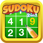 Sudoku 2in1 - logique cérébral icône