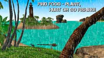 Isla Tropical Supervivencia 3D captura de pantalla 1