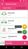 Myanmar Radio الملصق