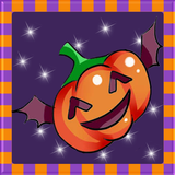 Little Witch on Halloween icône