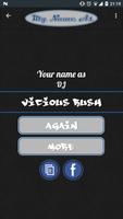 My Name As DJ / Name Generator تصوير الشاشة 1