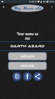 My Name As Sith Lord تصوير الشاشة 1