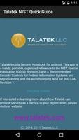 Talatek NIST Quick Guide Plakat