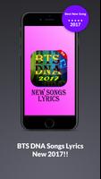 Poster BTS – DNA Songs Lyrics 2017