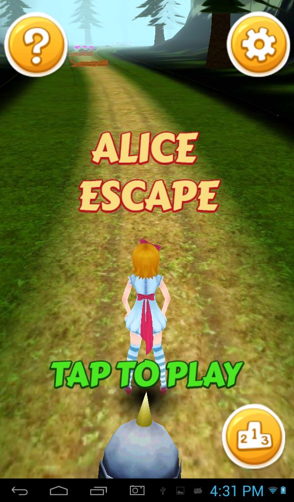 Алиса убежать