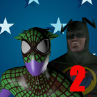 Bat hero vs Spider. Revenge Zeichen