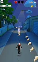 Baldy cat. Pets street runner. screenshot 1