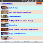 Digitised Nigerian Food Recipe icono