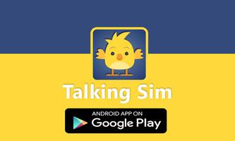 Talking Sim Bird Affiche