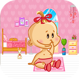 Baby Girl Talking