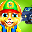 Talking Cat Despicable - Cars3 wash, Repair Game