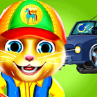 Talking Cat Despicable - Cars3 wash, Repair Game biểu tượng