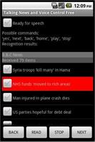 HandsFree News Rss Reader DEMO syot layar 1