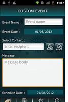 SMS & Wish Scheduler Lite تصوير الشاشة 1