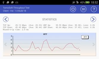 Throughput Test Client capture d'écran 2