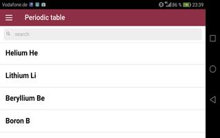 Periodensystem Screenshot 3
