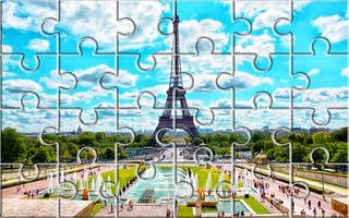 Jigsaw Puzzle France Affiche