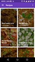 Indian Curry & Gravy Recipes पोस्टर