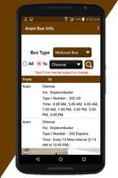 Arani Bus Info स्क्रीनशॉट 1