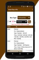 Arani Bus Info স্ক্রিনশট 1