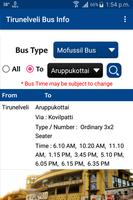 Tirunelveli Bus Info capture d'écran 1
