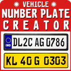 Vehicle Number Plates Creator-icoon