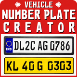 Vehicle Number Plates Creator ikon