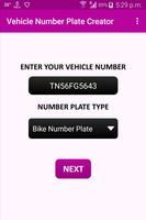 Vehicle Number Plates Creator plakat