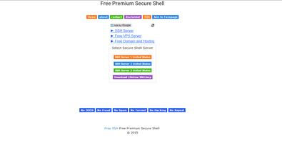 1 Schermata Free Premium SSH
