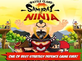 Battle Clans Samurai and Ninja الملصق