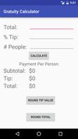 Simple Gratuity Calculator poster