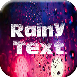 Rainy Window Text icon
