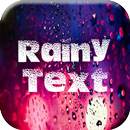 Rainy Window Text aplikacja