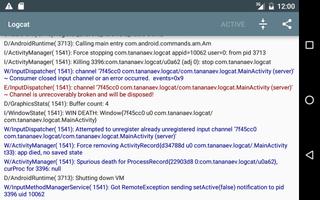 Logcat screenshot 2