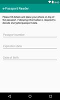 e-Passport NFC reader Affiche