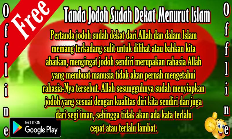 Tanda Jodoh Sudah Dekat Menurut Islam安卓下载 安卓版apk 免费下载