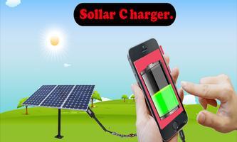 Solar  Battery Charger For Mobile Simulator Affiche