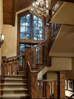 Design minimalist wooden staircase syot layar 3