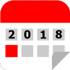 1 Kalender 2018. Versi Offline icon