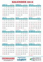 1 Kalender 2018. Versi Offline imagem de tela 1