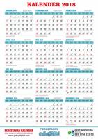 1 Kalender 2018. Versi Offline 截圖 1