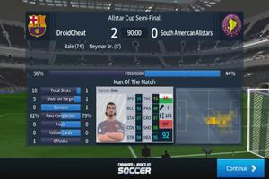 Game League Soccer 2017 Vs 2018 dream Trick Affiche