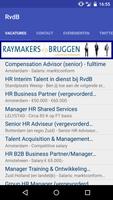 RvdB HR Vacatures poster