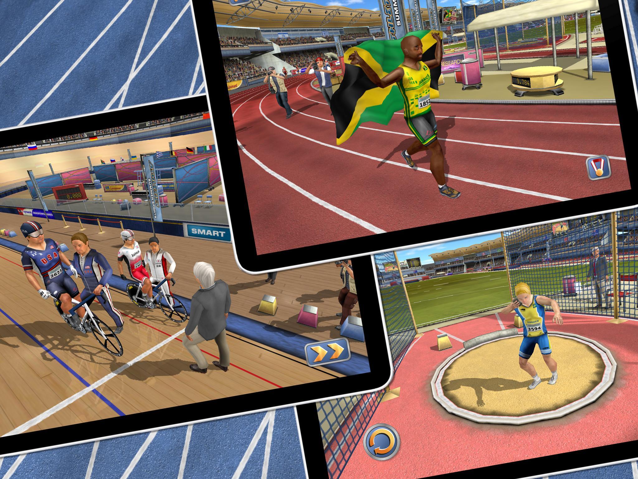 Игра просто бегать. Athletics 2 Summer Sports игры для. Игра Athletics Summer Sports 3. Спортивные игры на андроид. Летние спортивные игры игра на андроид.