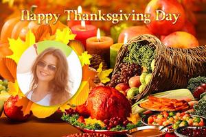Thanksgiving Photo Frames Affiche