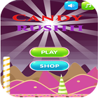 Candy Rushh Fly and Bounce Game ikona