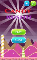 Candy Rushh Fly and Bounce Game plakat