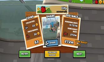 برنامه‌نما Cheat Hill Climb Racing 2 عکس از صفحه